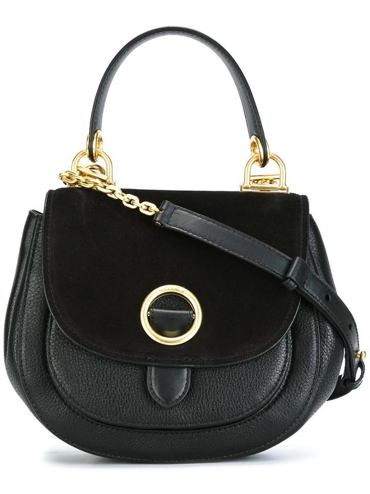 Michael Michael Kors Flap Closure Small Tote, Women's, Black, Leather