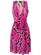 Just Cavalli Panther Print Dress - Pink