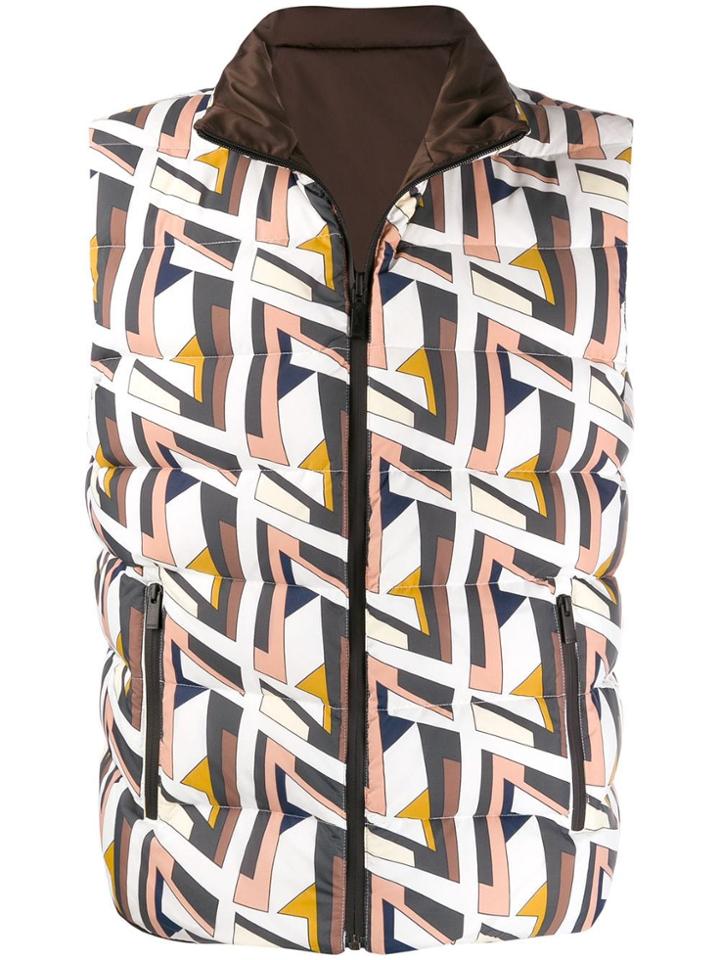 Fendi Reversible Double F Vest - White