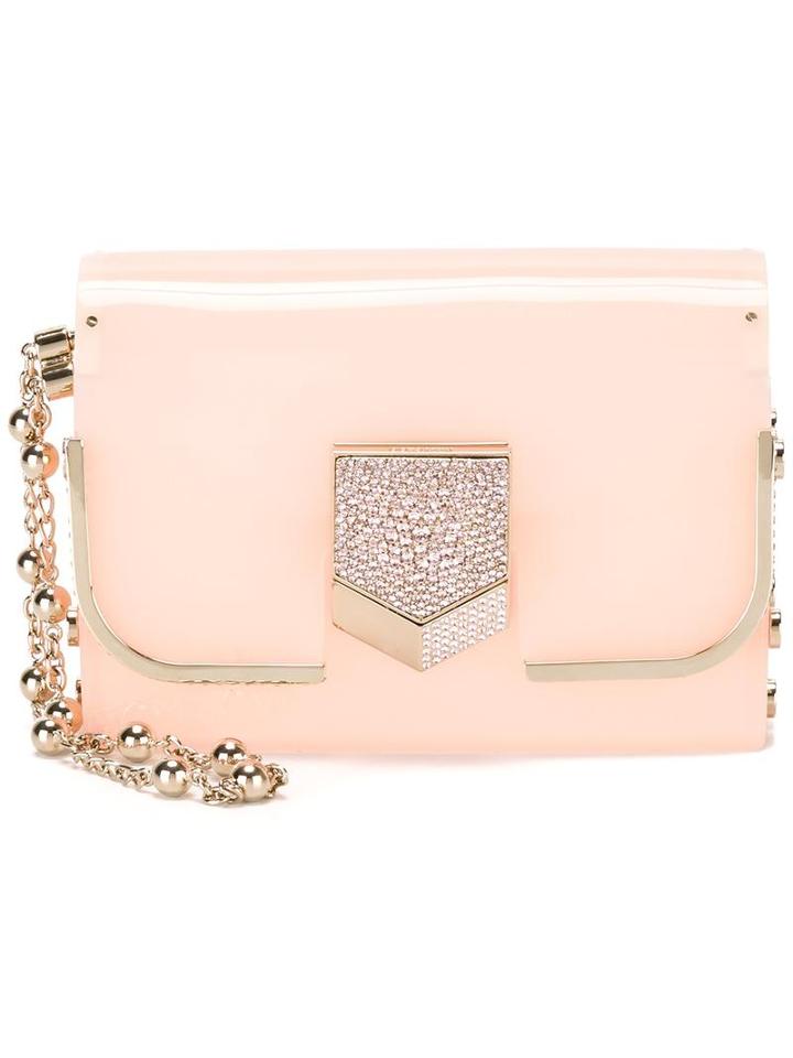 Jimmy Choo Lockett Minaudiere Clutch, Women's, Pink/purple, Acrylic/metal/crystal