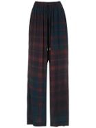 Osklen Check Palazzo Pants - Multicolour