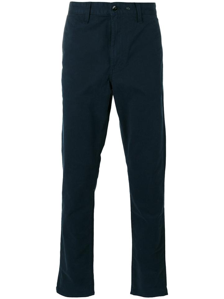 Rag & Bone Straight Trousers - Blue