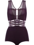 Giuliana Romanno Panelled Body, Women's, Size: G, Pink/purple, Polyamide/spandex/elastane