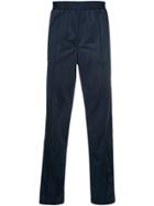 Msgm Fitted Casual Trousers - Blue
