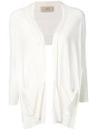 Maison Flaneur Open-front Jacket - White