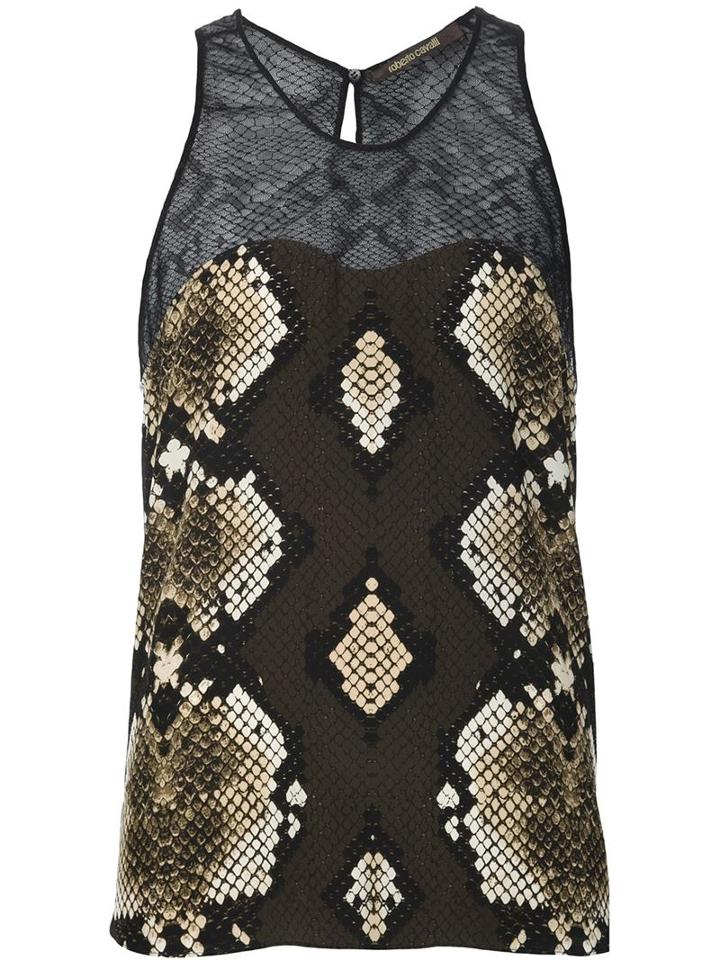Roberto Cavalli Embroidered Knit Dress