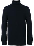 Drumohr Roll Neck Jumper - Blue