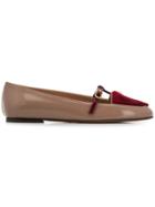 L'autre Chose Strap Detailed Ballerinas - Neutrals