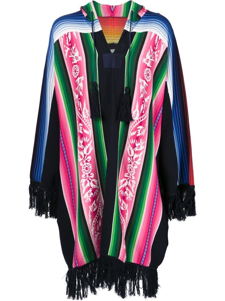 Sacai Patterned Poncho