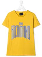 John Richmond Junior Logo Print T-shirt - Yellow