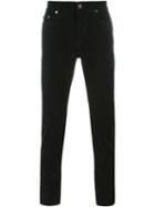 Saint Laurent Straight Leg Jeans, Men's, Size: 34, Black, Cotton/spandex/elastane