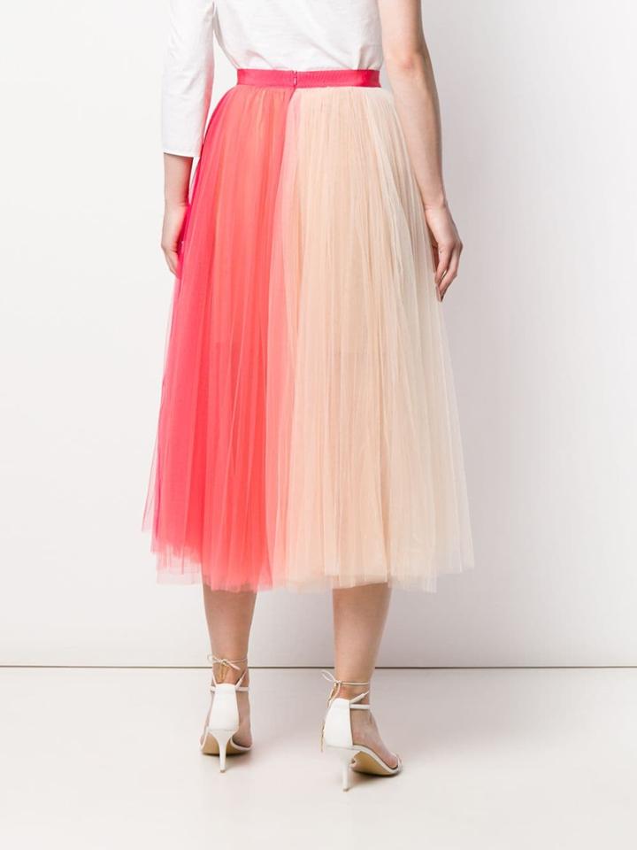 Elisabetta Franchi Tulle Skirt - Pink