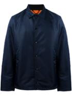Rag & Bone Button Up Jacket, Men's, Size: Medium, Blue, Nylon/polyester