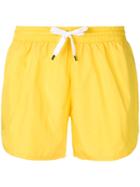 Nos Beachwear Swim Shorts - Yellow & Orange