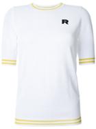 Rochas - Knitted T-shirt - Women - Polyester/viscose - 42, White, Polyester/viscose