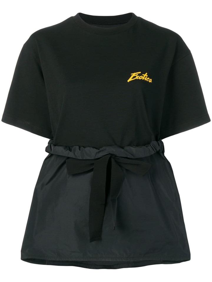 Brognano Paneled T-shirt - Black