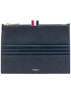 Thom Browne 4-bar Emboss Large Coin Purse - Blue