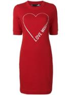 Love Moschino Printed T-shirt Dress - Red