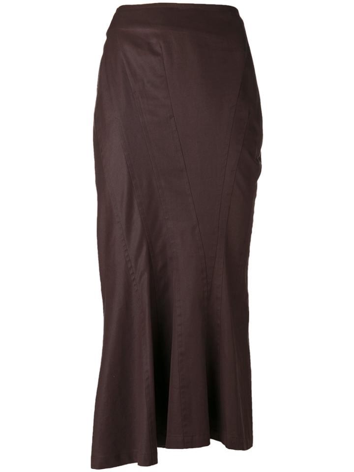 Yohji Yamamoto Vintage Long Skirt - Brown