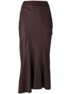Yohji Yamamoto Vintage Long Skirt - Brown