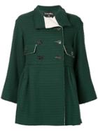 Chanel Pre-owned Double Breasted Flared Coat - Green