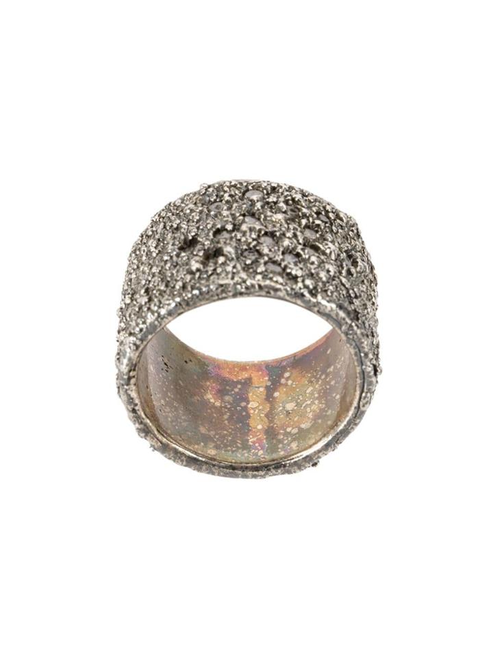 Tobias Wistisen Stone Grain Ring - Metallic