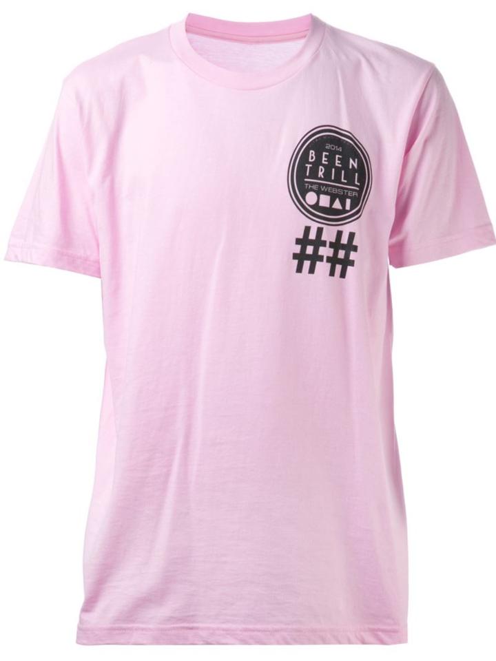 Beentrill 'been Trill' T-shirt, Men's, Size: Large, Pink/purple, Other Fibres