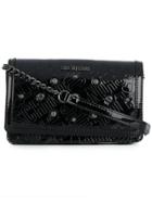 Love Moschino Studded Front Mini-bag - Black