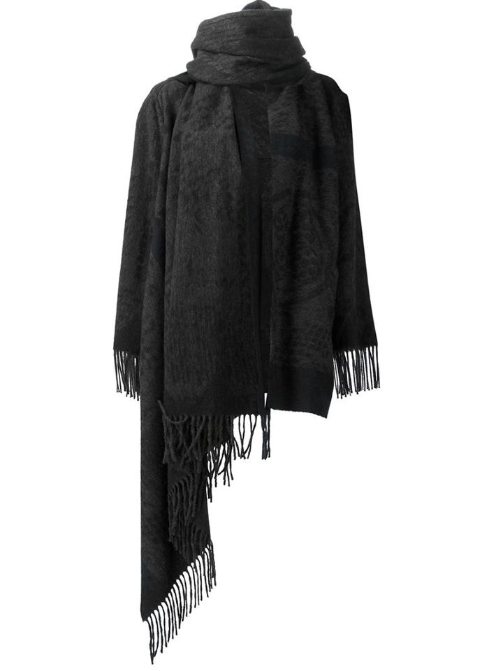 Vivienne Westwood Boxy Fringed Poncho