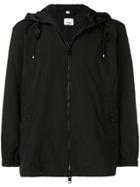 Burberry Zip-up Windbreaker Jacket - Black