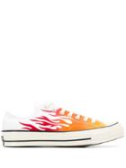 Converse Flames Lace-up Sneakers - White