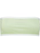 Miu Miu Nylon Bandeau Top - Yellow