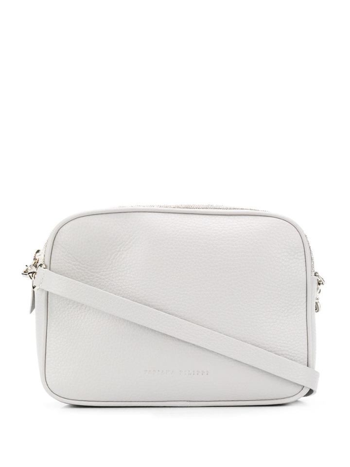 Fabiana Filippi Embellished Shoulder Bag - Grey