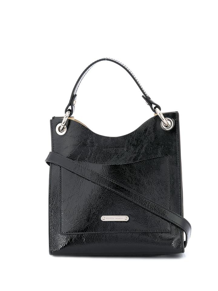 Rebecca Minkoff Textured Leather Tote Bag - Black
