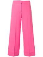Giada Benincasa Classic Cropped Trousers - Pink & Purple
