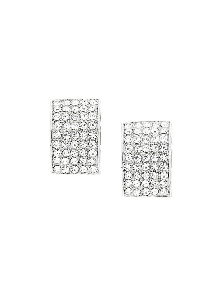 Susan Caplan Vintage Crystal-embellished Earrings - Metallic