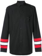 Givenchy Striped Sleeve Shirt - Black