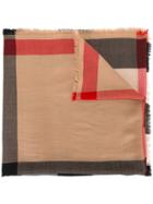 Burberry The Lightweight Check Cashmere Scarf - Nude & Neutrals