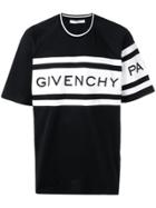 Givenchy Oversized Branded T-shirt - Black