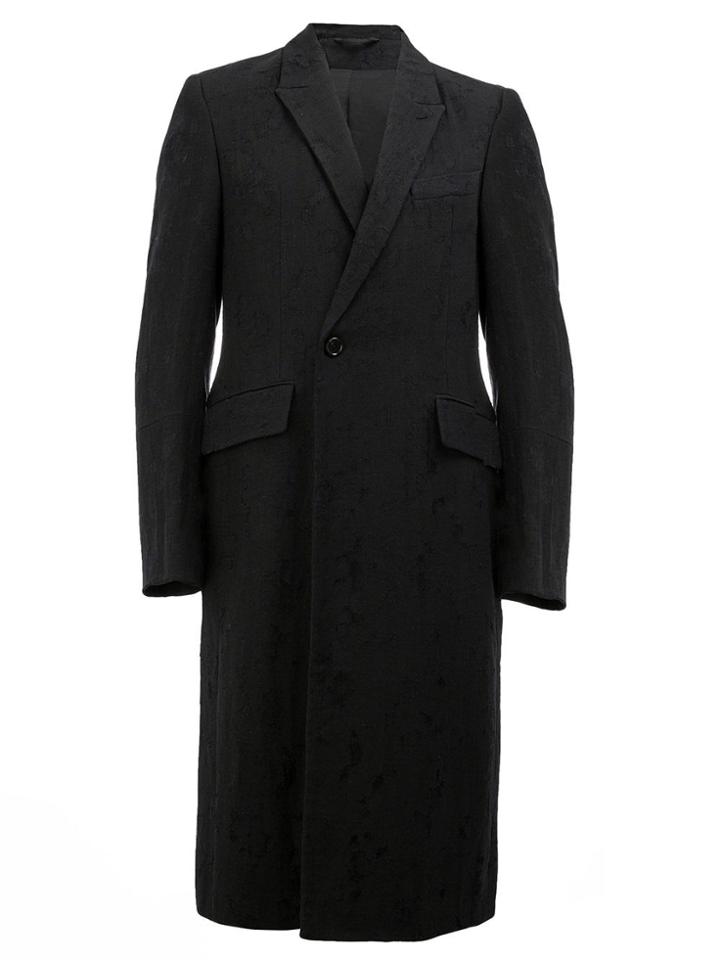 Ann Demeulemeester Long Blazer Coat - Black
