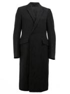 Ann Demeulemeester Long Blazer Coat - Black