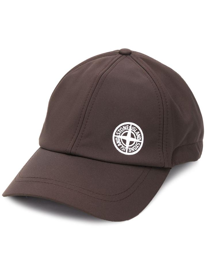 Stone Island Stitched Panels Baseball Cap - Brown