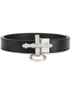 Givenchy Cross Buckled Belt - Black