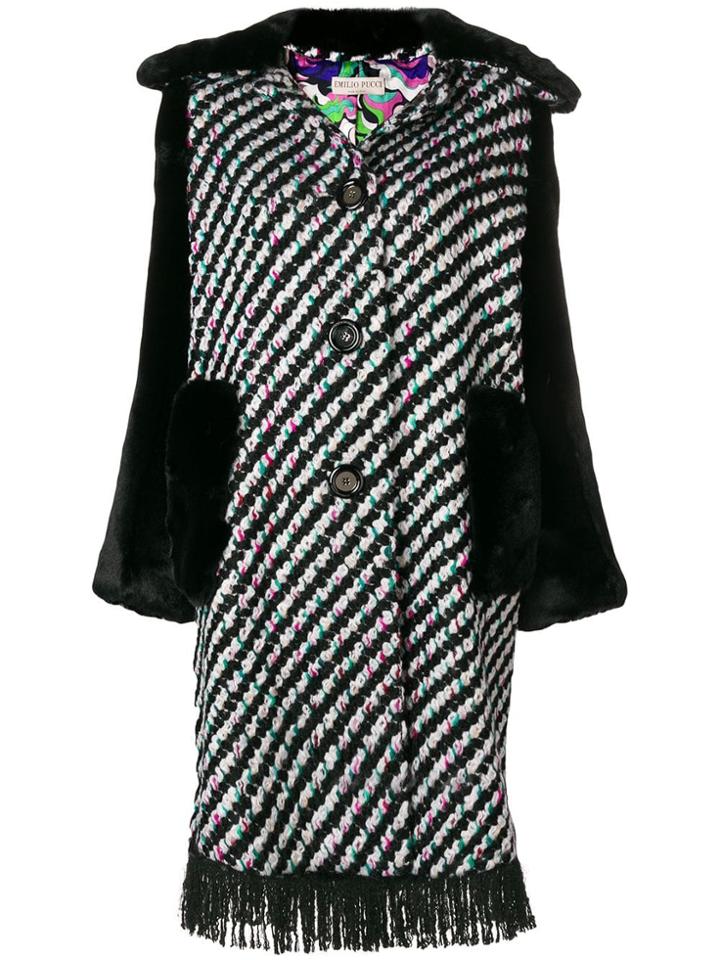 Emilio Pucci Emilio Pucci 8rra448r600 S52-bianco/nero/multi Wool Or
