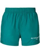 Givenchy Logo Swim Shorts - Green
