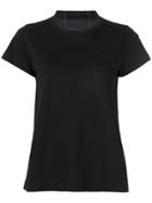 Sacai Rear Pleated T-shirt - Black