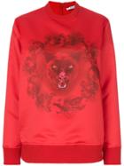 Givenchy Panther Print Sweatshirt - Red