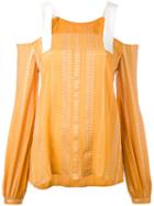 Zeus+dione - Lysia Vest Top - Women - Silk/rayon - 36, Yellow/orange, Silk/rayon