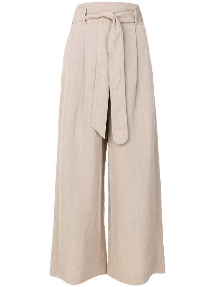 Akris Wide Leg Trousers - Brown