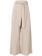 Akris Wide Leg Trousers - Brown